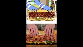 Sandwich Wars Hoagie Sandwich vs Grilled Cheese And Pandesal🤤 sandwich craig rigby mordecai [upl. by Nnylyt]