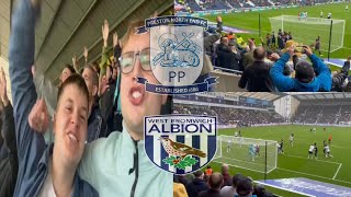 PRESTON NORTH END VS WBA VLOG BAGGIES BATTER PRESTON AWAY FROM HOME [upl. by Arimas]