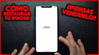 Cómo Formatear Restaurar o Borrar tu iPhone y dejarlo como NUEVO por si piensas venderlo [upl. by Crist]