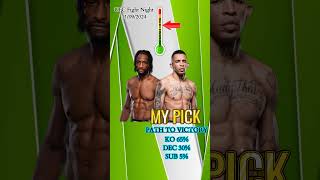 UFC Neil Magny vs Carlos Prates Quick Fight Pick [upl. by Magdala832]