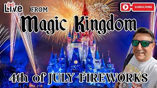 2024 July 4th Fireworks at Magic Kingdom Walt Disney World Live Stream is live viral viralvideos [upl. by Konstantine]