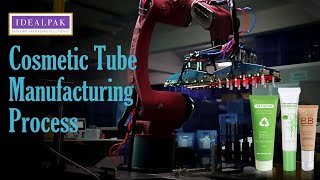 Cosmetic Tube Manufacturing Process Step by Step Extruded Tube [upl. by Ademordna]