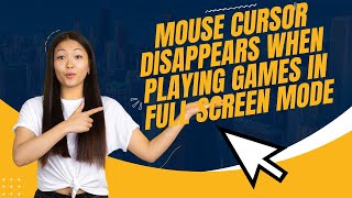 Fix Windows 1110 Mouse Cursor Disappears When Playing Games In Full Screen Mode [upl. by Kuebbing]