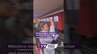 Conductor del metro hace pruebas de altavoces de una manera única [upl. by Ardnassela]