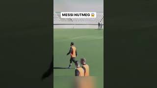 When Lionel Messi casually nutmegged a reporter across the pitch 😱 [upl. by Hampton482]