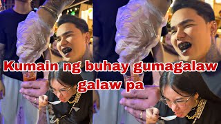 Kumain ng buhay na gumagalaw galaw pa [upl. by Adniralc]