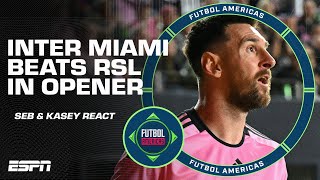 Takeaways from Inter Miami’s seasonopening win vs Real Salt Lake  Futbol Americas [upl. by Kiryt]