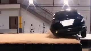 Tesla Model X Rollover Test [upl. by Ylim971]