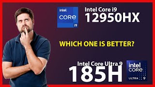 INTEL Core i9 12950HX vs INTEL Core Ultra 9 185H Technical Comparison [upl. by Jarin]