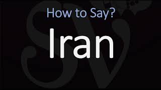 How to Pronounce Iran CORRECTLY [upl. by Itsyrk]