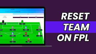 How To Reset Team on Fantasy Premier League  FPL Tips amp Tricks 2023 [upl. by Ennovehc]