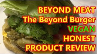 THE BEYOND BURGER REVIEW  PROS and CONS  removing the excuses about why you cant go vegan [upl. by Alroy]