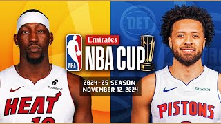 Miami Heat vs Detroit Pistons Full Game Highlights  Nov 12 2024  202425 NBA Season [upl. by Germano304]