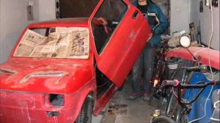 Fiat 126p with Lambo doors [upl. by Areikahs999]