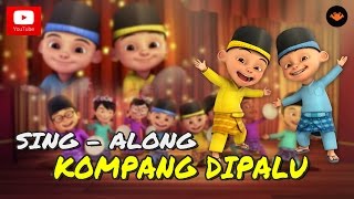 Upin amp Ipin  Kompang Dipalu Sing Along [upl. by Enra936]