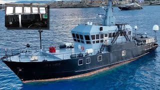 THIS 7000 NM Range Ultimate REBUILT 130 Exploration Trawler Yacht Is The MY Anne S Pierce [upl. by Jsandye]