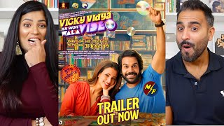 VICKY VIDYA KA WOH WALA VIDEO  TRAILER  RAJKUMMAR RAO TRIPTII DIMRI  RAAJ S  REACTION [upl. by Varrian]