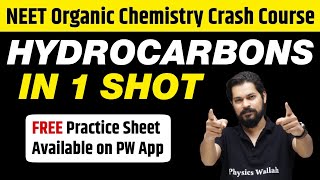 HYDROCARBONS in 1 Shot  All Concepts Tricks amp PYQs Covered  Class 11  NEET [upl. by Eonak378]