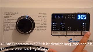 Samsung WD80M4453JW WS Waschmaschine und Trockner Kombigerät [upl. by Adleme]