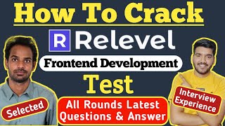 How To Crack Relevel Frontend Development Test  Relevel Exam  Relevel Test Experience amp Syllabus [upl. by Kcirttap]