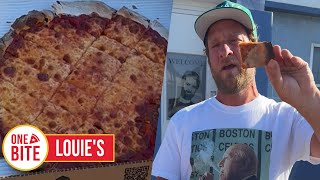 Barstool Pizza Review  Louies Dallas TX [upl. by Ludewig]