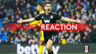 Rapid Reaction Manor Solomon amp Marco Silva  PostBrighton [upl. by Ailla]