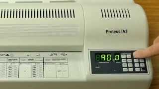 Fellowes Instructional Video for the Proteus 125 Laminator [upl. by Weinshienk]