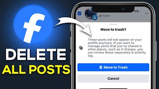 How To Delete All Posts On Facebook At Once 2024  Easy Guide [upl. by Sirtimid]