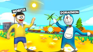 DORAEMON And NOBITA Went To Holiday In HFF [upl. by Anigar]