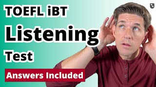 TOEFL iBT Listening Practice Test With Answers [upl. by Anna895]