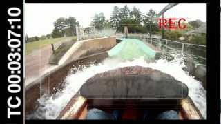 Wildwasserbahn  Heide Park Soltau onRoad [upl. by Nyrret]