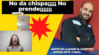 ¿Tu calefont no prende¿No da chispa [upl. by Haldis]