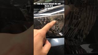 How to replace DRL bulb P13W on Mazda CX 5 2012  2014 Pre Facelift diy [upl. by Leynad]