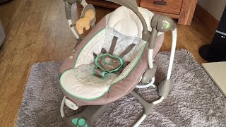 Ingenuity ConvertMe Baby Swing2Seat  Review 2015 [upl. by Ruggiero616]