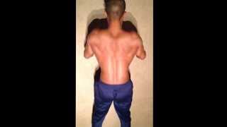 Scapular retraction during push up [upl. by Jemina]