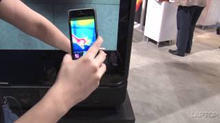 FLIR One Thermal Imaging for iPhone  CES 2014 [upl. by Drofniw]