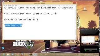 GTA IV EPISODES FROM LIBERTY CITY DIRECT DOWNLOADINSTALL WITH WORKING CRACK 100 WORKINGGG [upl. by Paapanen]