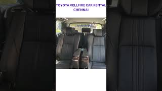 TOYOTA VELLFIRE CAR RENTAL CHENNAI CALL US 91 7550148155 91 9894754444 luxury carrental [upl. by Turmel659]