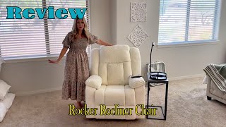 Korser Rocker Recliner Chair Review  Is it Quality [upl. by Terris]