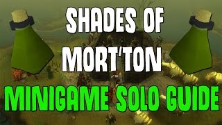 Shades Of Mortton Minigame Solo Guide Easy With Only One Item 2017 RS [upl. by Einneg]