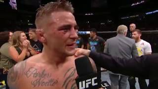 UFC 236 Dustin Poirier and Max Holloway Octagon Interview [upl. by Gadmon]