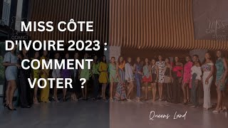 Miss Côte dIvoire 2023  Les candidates [upl. by Annahgiel295]