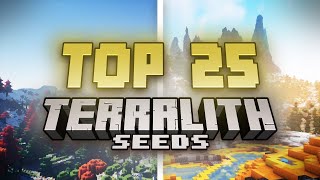 TOP 25 BEST OF TERRALITH SEEDS for Minecraft 1201 [upl. by Kreager278]