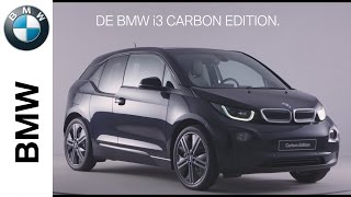 BMW i  De BMW i3 Carbon Edition BMWnl [upl. by Enimsay239]