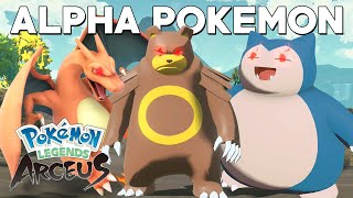 How To Catch Alpha Pokemon EASY in Pokemon Legends Arceus Tips and Tricks [upl. by Amled]