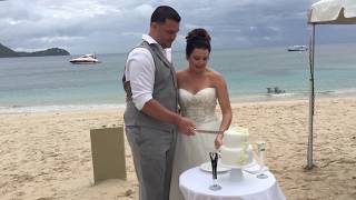 Sandals Grande St Lucian Destination Wedding [upl. by Attekahs]