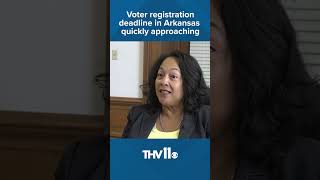 Voter registration deadline in Arkansas is quickly approaching [upl. by Odab]