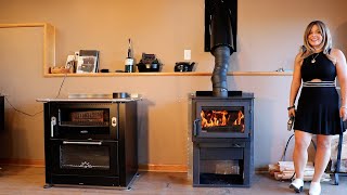 Drolet Deco II Wood Stove  Temperature Readings [upl. by Firestone]