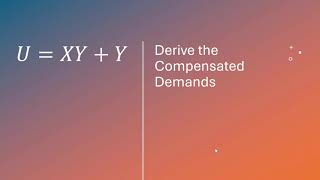 Solve for the Compensated Demands [upl. by Noled]