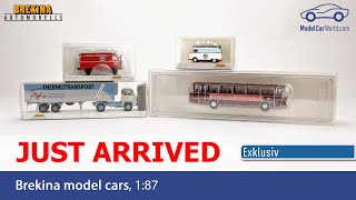 Brekina 187 Just arrived  New exclusive for ModelCarWorld [upl. by Dinerman]